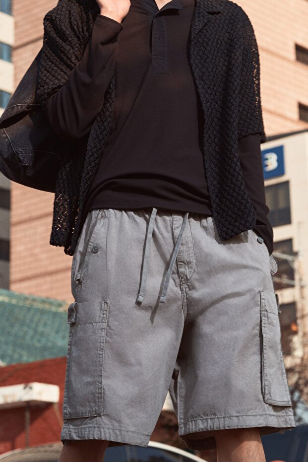 Kargo Şort Loose Fit - 2