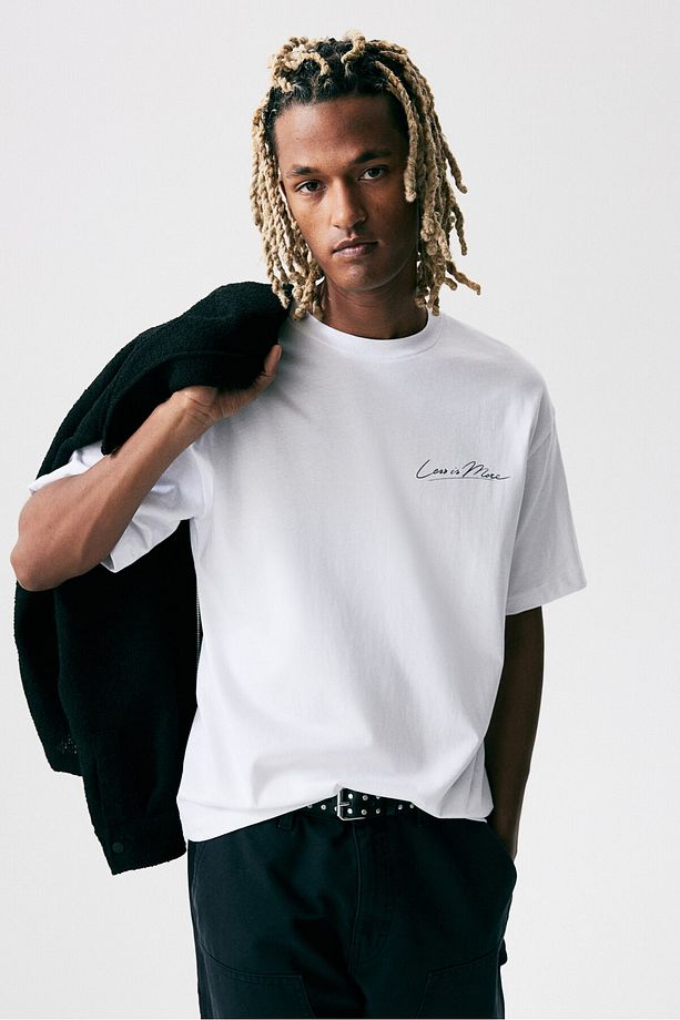 Loose Fit Baskılı Tişört - 3