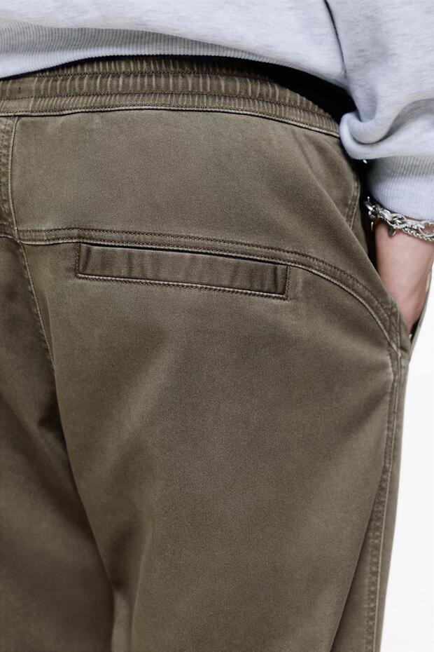 Rahat Kesim Jogger Pantolon - 6