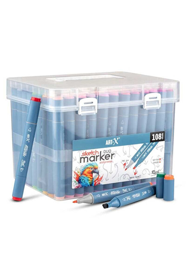 Rich Art-X Sketch Marker Duo Double Tip Pen 108 Li Klm-18052
