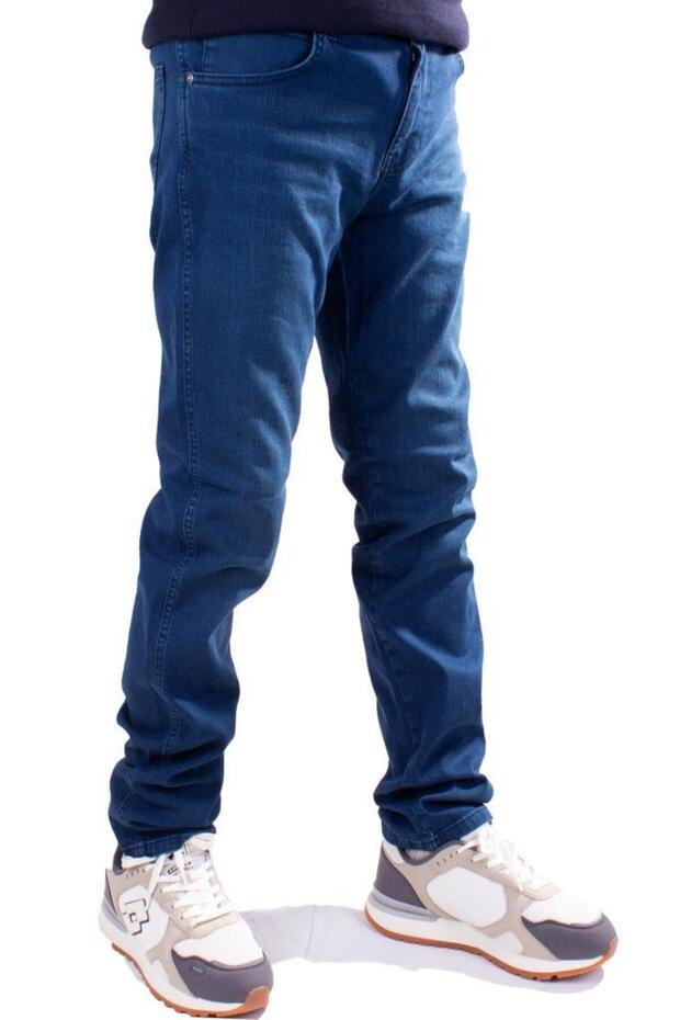 Twister Vegas 724-02C Blue High Waist Comfortable Leg Men's Jeans Pants