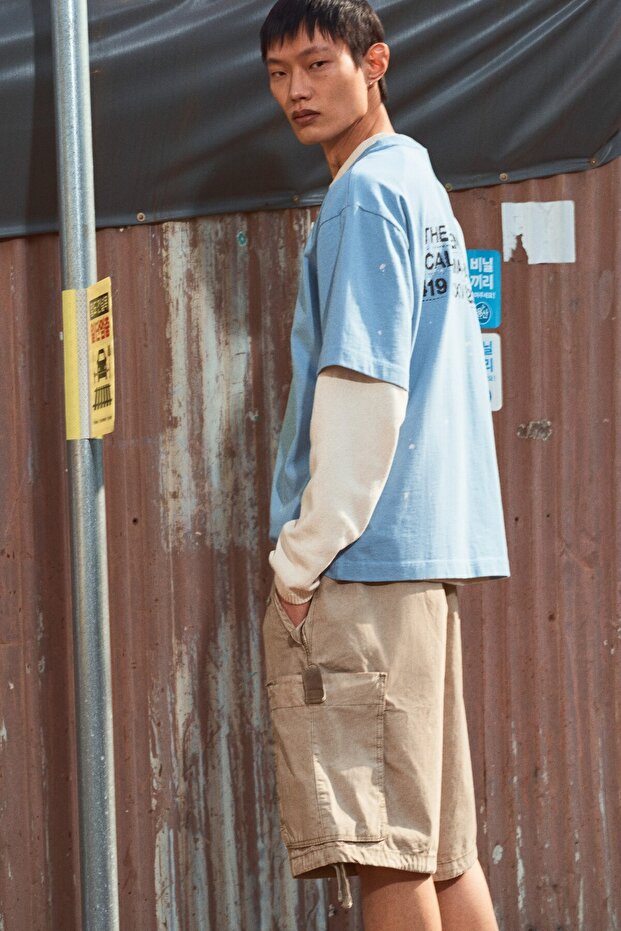 Kargo Şort Loose Fit - 5