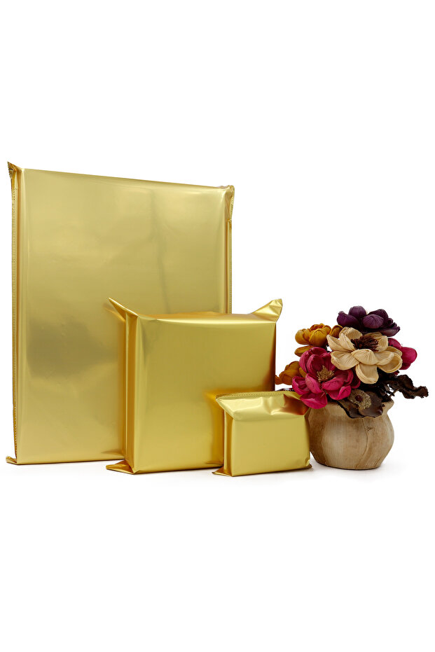 30x45 Luxury Gold Metalized Gift Package 10 Pieces