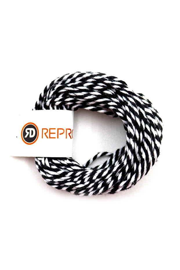 Black and White Two Color Gift Packing Rope (New Year's Gift Packing Rope) 10 Meters