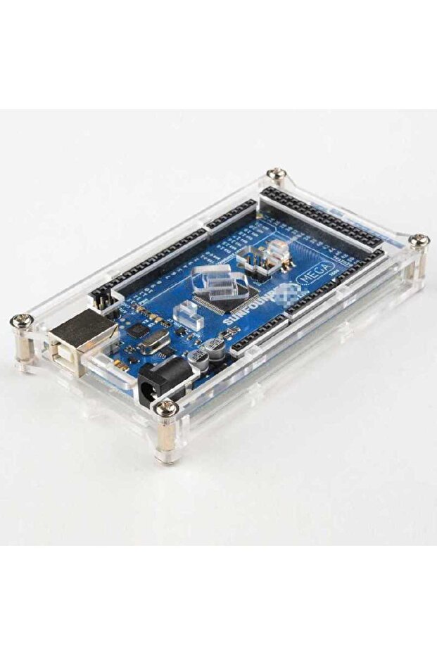 Arduino MEGA 2560 R3 Pleksi Kutu - Plexi Box for Arduino - 1