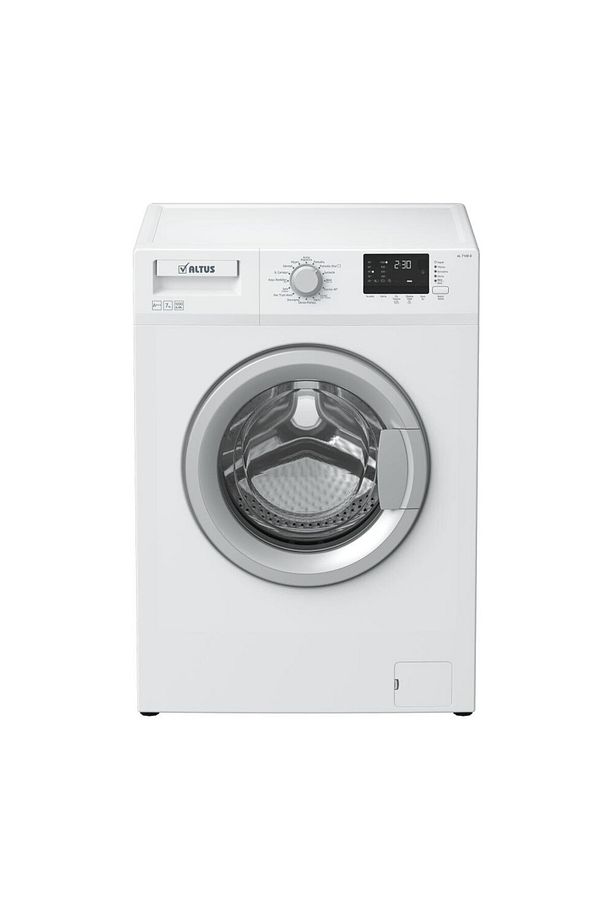 AL7103D 7 KG 1000 DEVİR İNVERTER MOTOR ÇAMAŞIR MAKİNESİ (BEYAZ) - 1