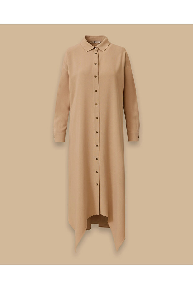 Düğmeli Uzun Kol Tunik - 7