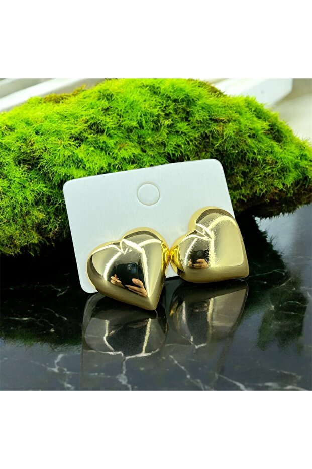 أقراط على شكل قلب - 1