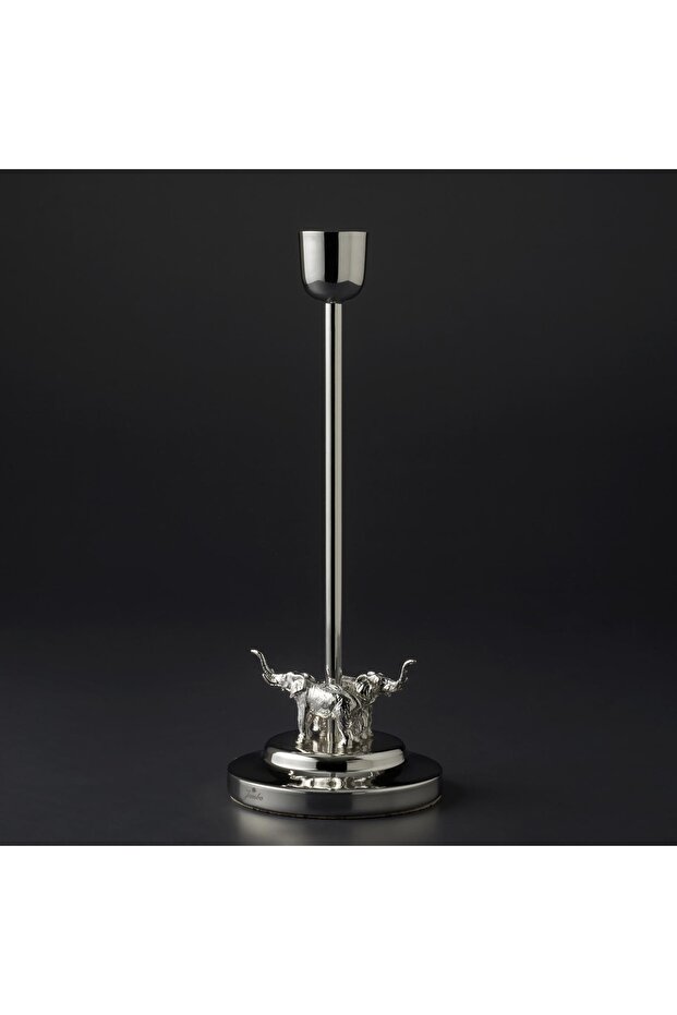 Ganesha Gümüş Şamdan - 1