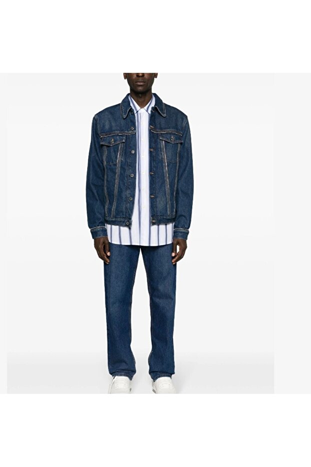 Arr Tab Zip Skate denim jacket - 5