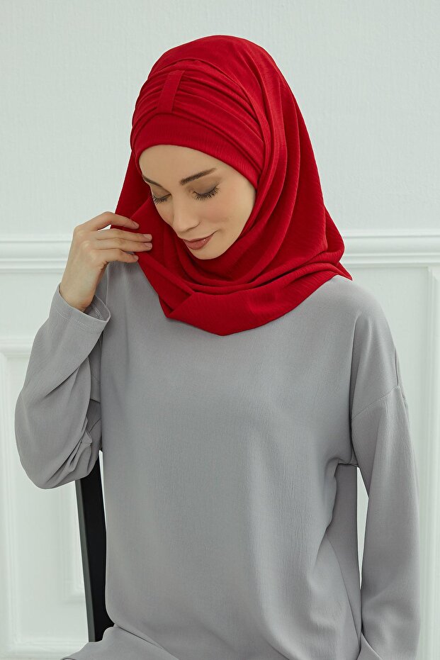 شال عملي، أحمر، CPS-91 - 8