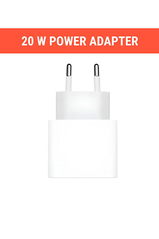İphone 20W USB-C (TYPE-C) Hızlı Şarj Güç Adaptörü (Apple Şarj Başlığı) - 2