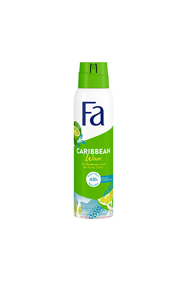 Caribbean Wave Deodorant Spray 150ml – Fresh Tropical Fragrance