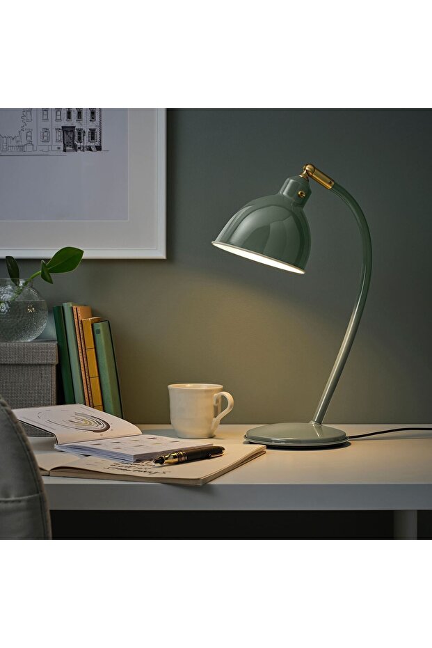 çalışma lambası, gri-yeşil - 5