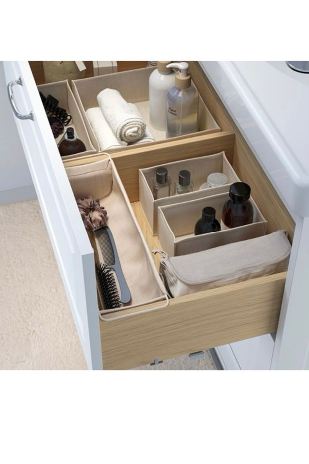 Bollösund kutu seti, bej, 4 parça - 3