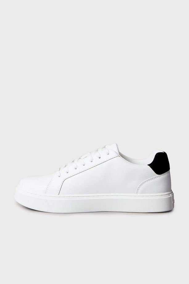 Deri Logolu Sneaker Ayakkabı YM0YM0143501W Erkek AYAKKABI YM0YM01435 01W - 3