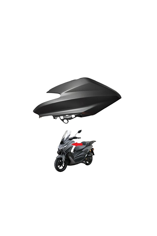 Max-T 125 ve Max-t Easy Ön Far Paneli Sol Mat Gri - 1