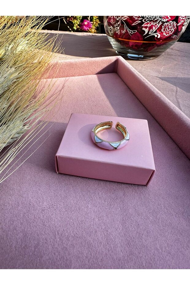 Enamel Ring Adjustable - 2