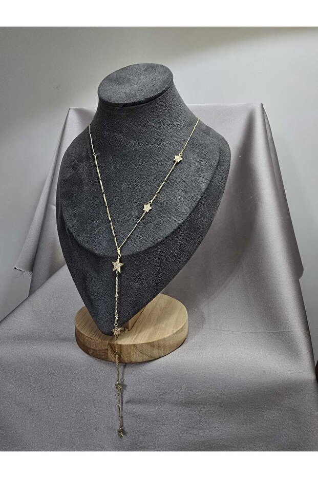 Yıldızlı Y kolye - 4