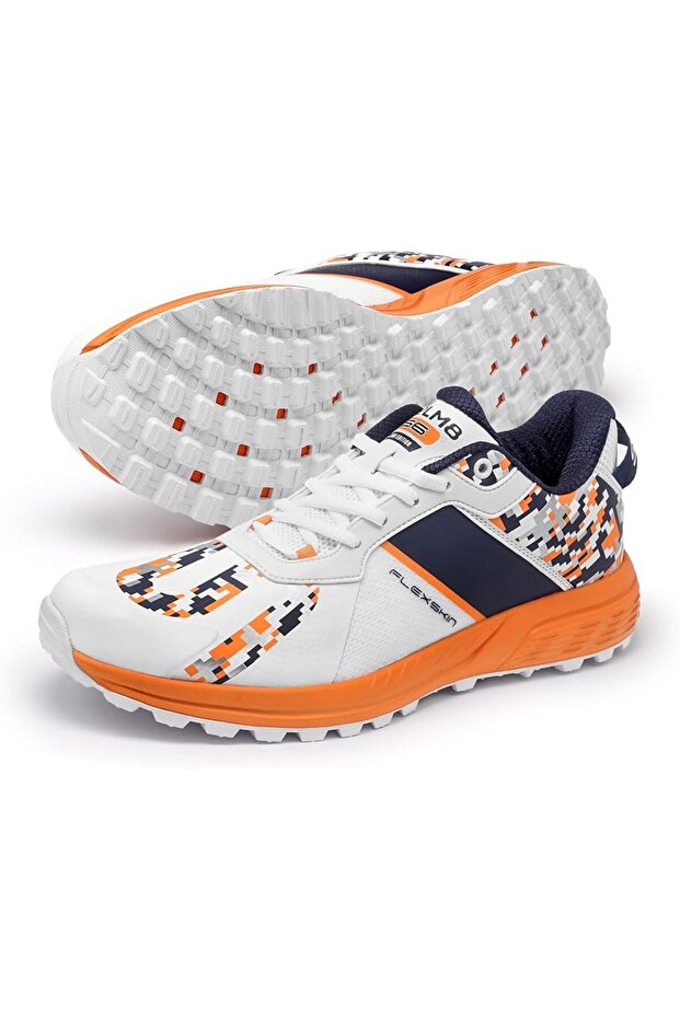 S6 Cricket Shoes,Ultralight Camouflage Upper Rubber Spikes Well-Cushioned Insole, All Rounder