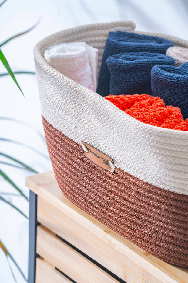 Home Beyond Oval Hasır Organizer - 33 cm - 5