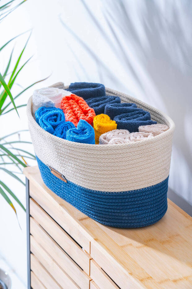 Home Beyond Oval Hasır Organizer - 33 cm - 2