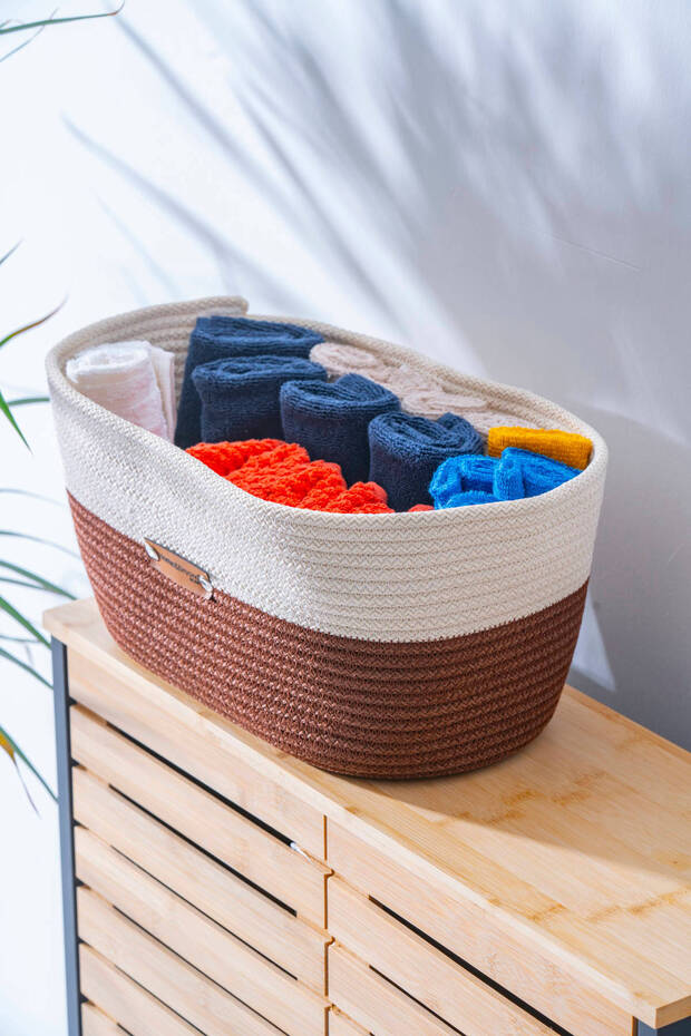 Home Beyond Oval Hasır Organizer - 33 cm - 4