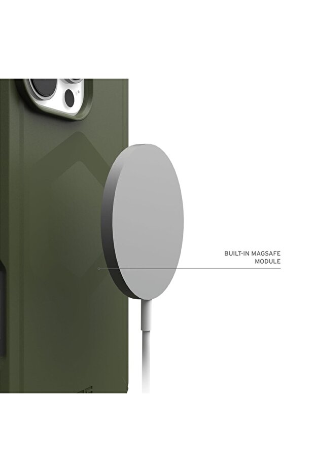 Protective Case for iPhone 16 Pro Max, Smart, N74, Lexgard, Olive Drab - 3