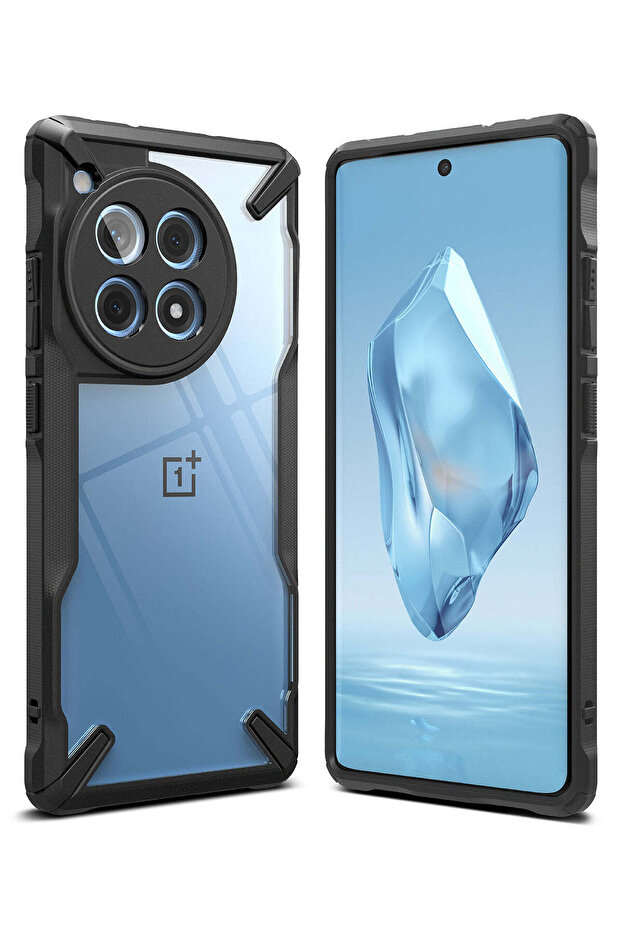 OnePlus 12R 5G Case Cover | Fusion-X Series | Black