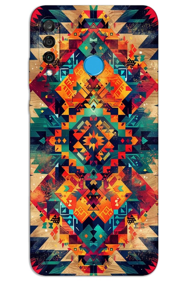 Huawei P30 Lite Case Hd Pattern Printed Back Cover - Motif 1