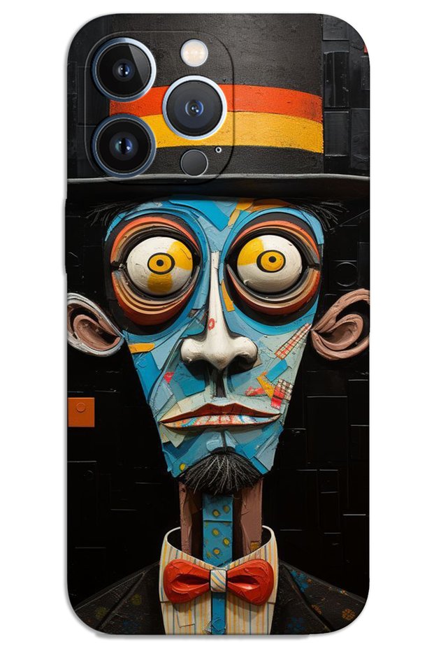 iPhone 13 Pro Max Case Hd Pattern Printed Back Cover - Silent Scream