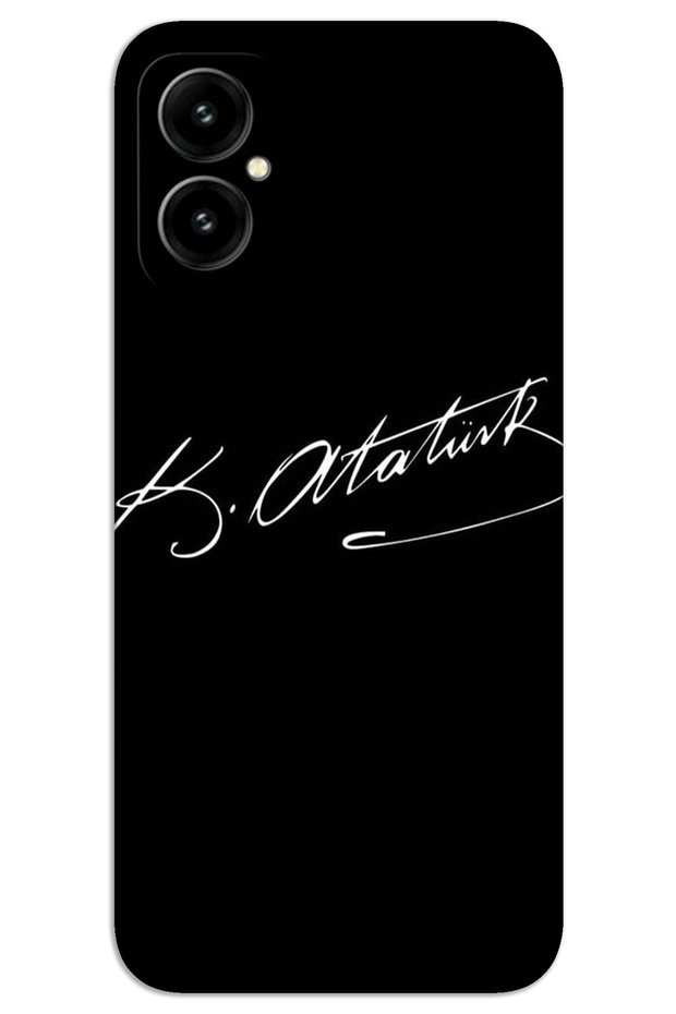 Omix X5 Case Hd Pattern Printed Back Cover - Atatürk Signature