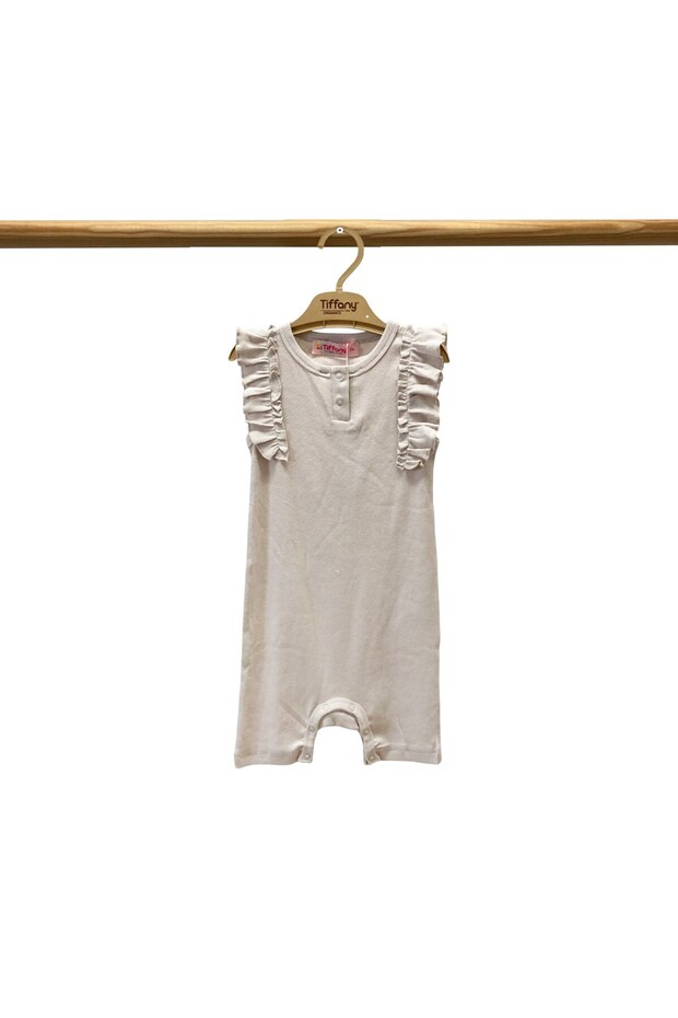 Tiffany Baby Organic Theme Ruffled Buttoned Modal