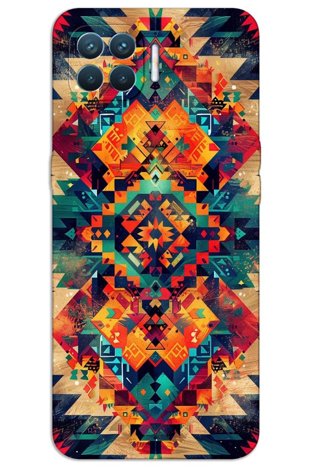 Oppo Reno 4 Lite Case Hd Pattern Printed Back Cover - Motif 1