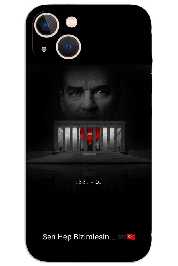iPhone 15 Plus Case Hd Pattern Printed Back Cover - Atatürk Come to Us