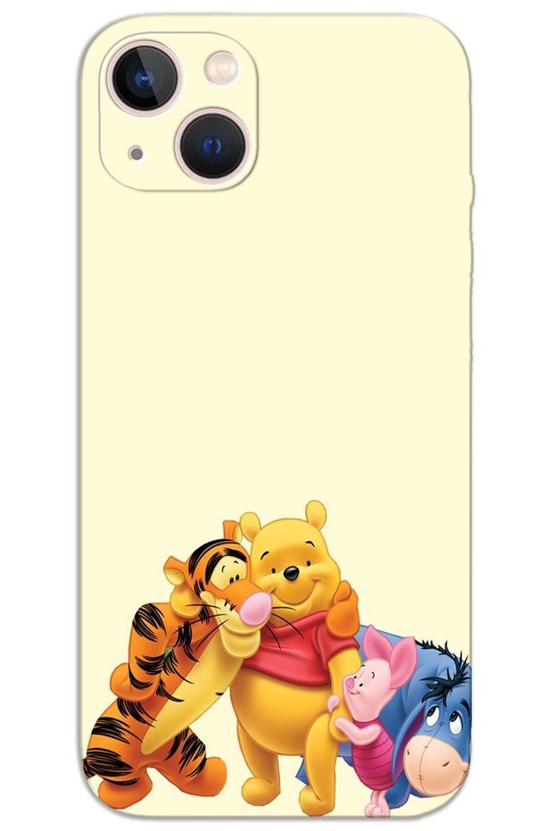 غطاء خلفي مطبوع بنمط HD لهاتف iPhone 14 - ويني ذا بوه 3