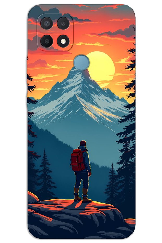 Oppo A15 / A15S Case Hd Pattern Printed Back Cover - Everest