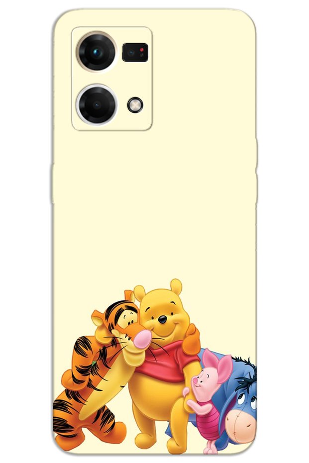 Oppo Reno 7 Case Hd Pattern Printed Back Cover - Winnie the Pooh 3