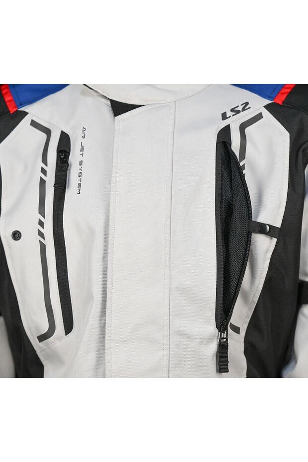 معطف نارفيك أزرق-أسود-رمادي-أحمر - 4