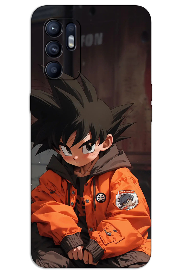 Oppo Reno 6 Case Hd Pattern Printed Back Cover - Goku