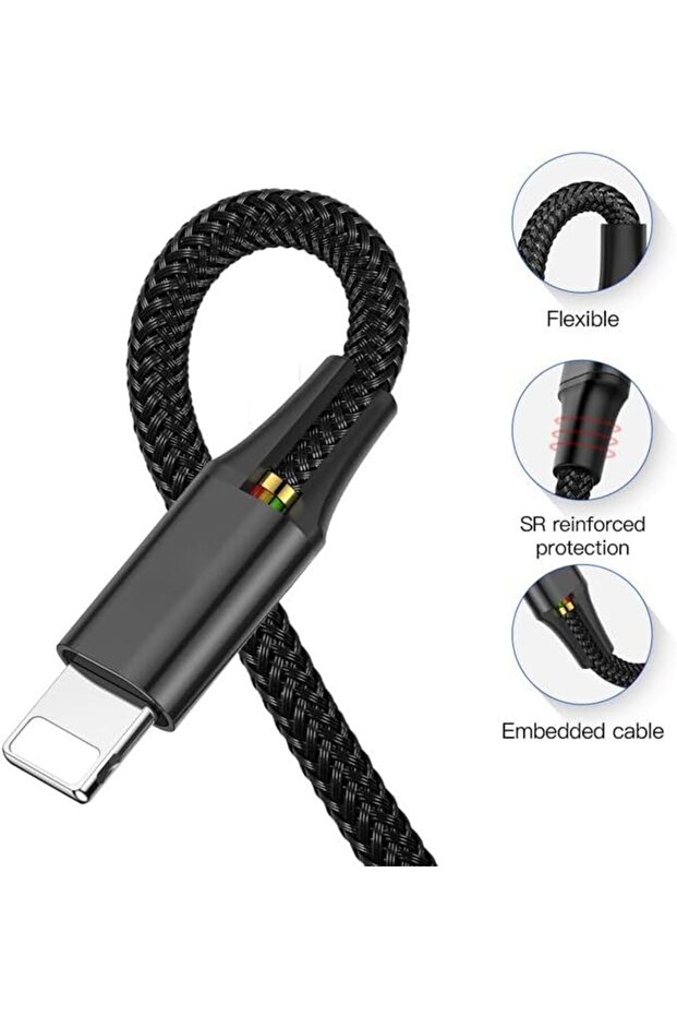 Mobile Charger 3in 1 Charging Cable for Android Type-c Mobile Phone Multi-function USB Single Pull T - 6