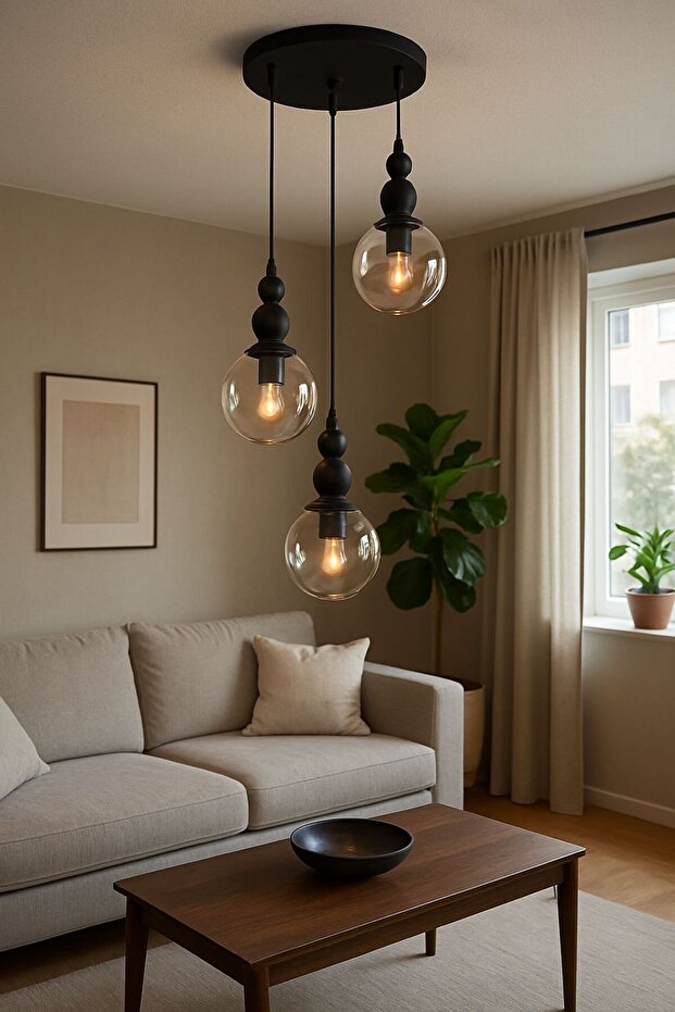 bolivia sarkıt 3lü avize - 1