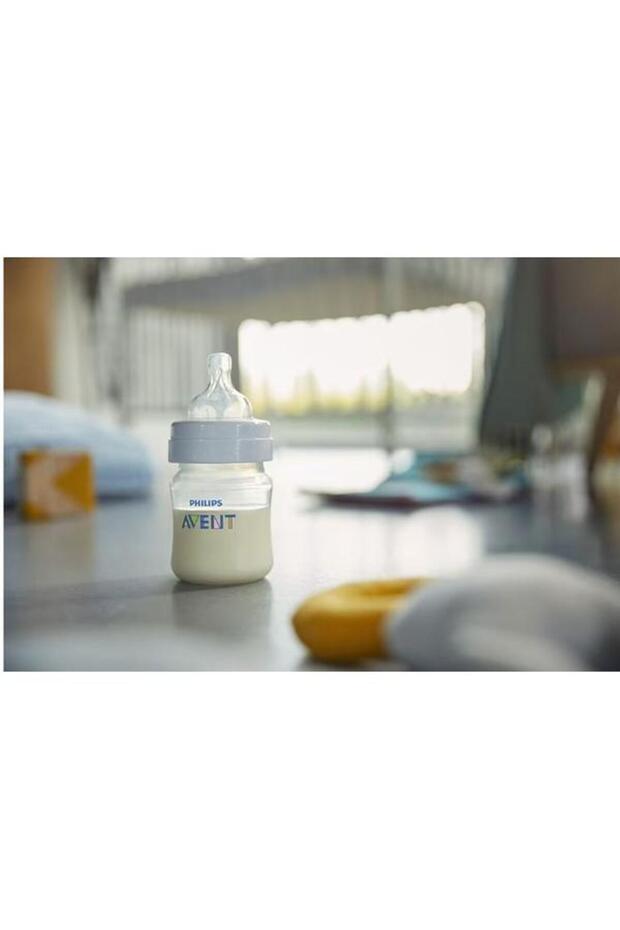 Sada 2 antikolikových detských fliaš Philips Avent SCY100/02, 125 ml, +0 mesiacov, 2 ks, bez BPA (biela/tradičná) - 6