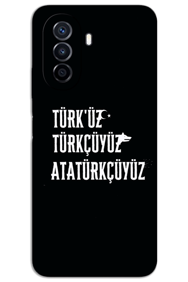 غطاء خلفي مطبوع بنمط HD لهاتف Huawei Nova Y70 - تركي