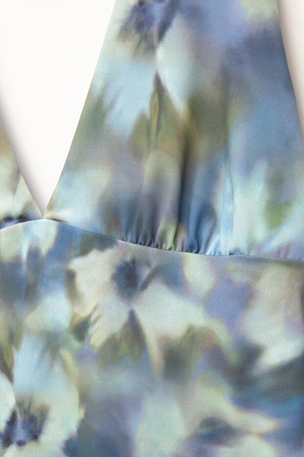 Desenli halter top - 7