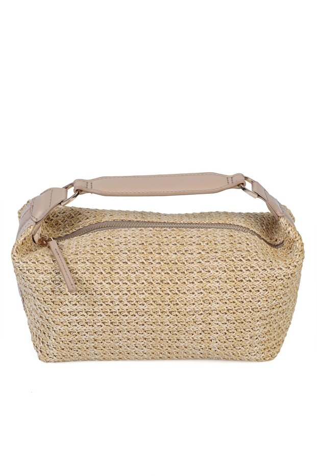 Nell Straw Bag with Adjustable Strap