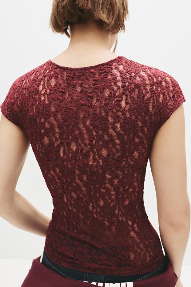 Dantel Dikişli Top - 4