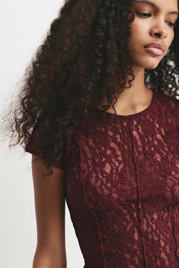 Dantel Dikişli Top - 2