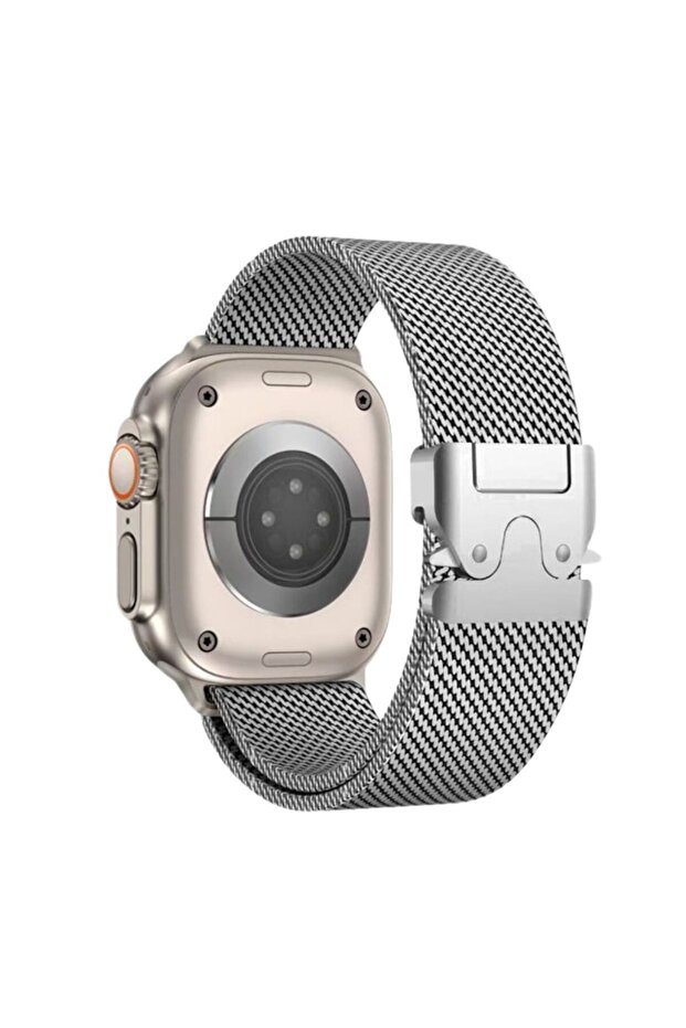 Milanese Mesh Loop Band For Apple Watch 49/46/45/44/42mm- -Sliver