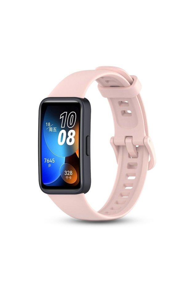 Huawei Band 8 | Huawei Band 9 | Silicone Straps | pink sand/chrry